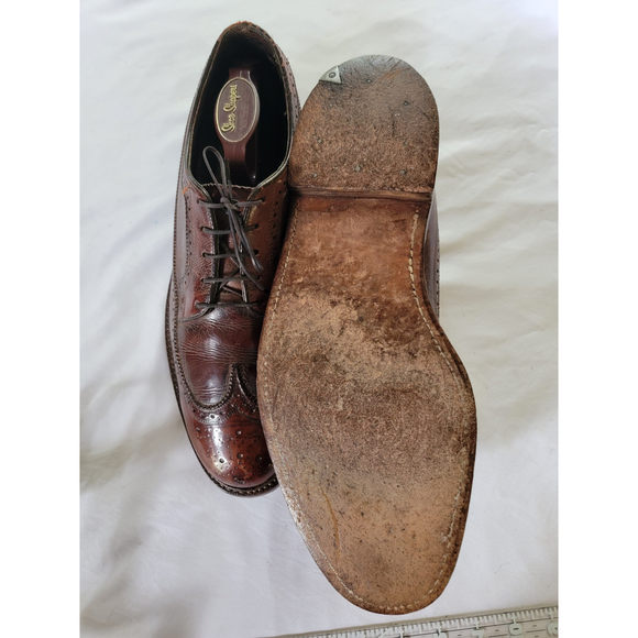 Vintage Florsheim Imperial Longwing 93602 Men\'s Leather Dress Shoes Size 10 main image 4